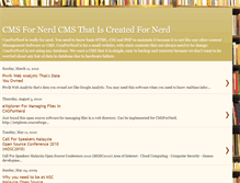 Tablet Screenshot of cmsfornerd.perempuanmelayu.info